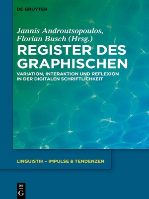 cover image of Register des Graphischen